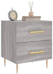 vidaXL Κομοδίνο Γκρι Sonoma 40 x 35 x 47,5 εκ. από Επεξεργασμένο Ξύλο