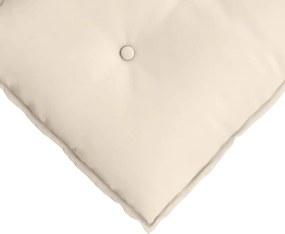 vidaXL Μαξιλάρι Πλάτης Μπεζ 160 x 50 cm Ύφασμα Μικροΐνας