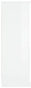 vidaXL Ντουλάπι Γυαλιστερό λευκό 36x35,5x103,5 από Επεξεργασμένο Ξύλο