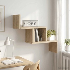 VidaXL Ράφι Τοίχου Sonoma Δρυς 48 x 15 x 42 εκ Επεξεργασμένο Ξύλο