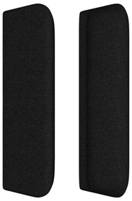 vidaXL Κεφαλάρι με Πτερύγια Μαύρο 93x16x78/88 εκ. Υφασμάτινο