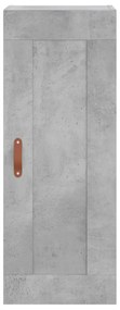 vidaXL Ντουλάπι Γκρι Σκυροδέματος 34,5x34x180 εκ. Επεξεργασμένο Ξύλο