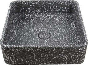 Karag Ira CS-0009-E16 Volcano 39x39 - Επιτραπέζιος Νιπτήρας Terrazzo