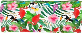 vidaXL Μαξιλάρι Floral Πολύχρωμο 100 x 40 x 8 εκ Ύφασμα Όξφορντ