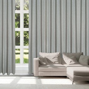 Κουρτίνα 2252 Με Τρουκς Grey Das Home 140X270cm Πολυέστερ