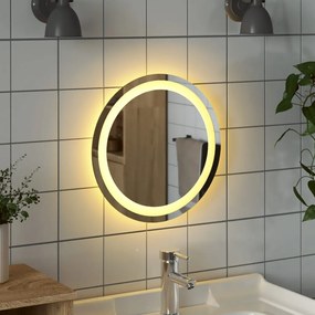 Καθρέφτης Μπάνιου LED Στρογγυλός 40 εκ. - Διαφανές
