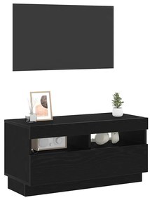 vidaXL Ντουλάπι TV Μαύρο 80 x 35 x 40 εκ Επεξεργασμένο ξύλο