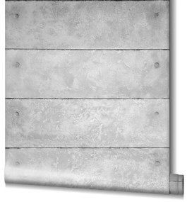 Ταπετσαρία Τοίχου Τούβλα από μπετόν Γκρι 34860 53cm x 10m