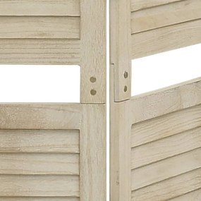 vidaXL Διαχωριστικό Χώρου με 4 Πάνελ 140x165 εκ. Μασίφ Ξύλο Παυλώνιας
