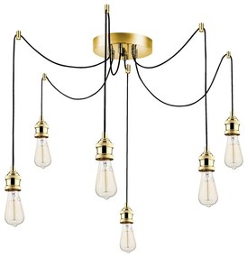 Φωτιστικό Οροφής Kabluni 892OPV1803 126x102cm 6xE27 40W Gold Opviq
