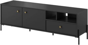 Έπιπλο τηλεόρασης NOTTE ανθρακί 157x40x49cm