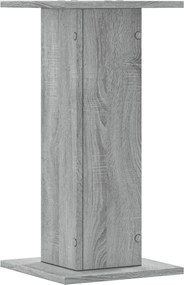 vidaXL Βάσεις Φυτών 2 Τεμ. Γκρι Sonoma 30x30x60 εκ. Επεξεργασμένο Ξύλο