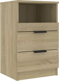 vidaXL Κομοδίνο Sonoma Δρυς από Επεξεργασμένο Ξύλο
