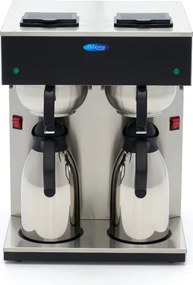 Filter Coffee Maker - Double - 2x 2L - with Insulated Jug
