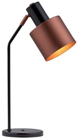 Επιτραπέζιο Φωτιστικό Dexter 4215900 Black-Copper Viokef Metal