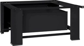 vidaXL Βάση Πλυντηρίου Ρούχων Μαύρο 64 x 55 x 32,5 εκ Ατσάλι