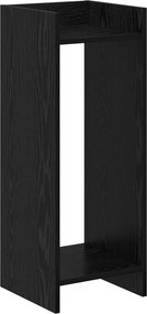 vidaXL Βάση φυτών Μαύρη Δρυς 30 x 30 x 80 cm Επεξεργασμένο Ξύλο