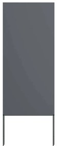 vidaXL Διακοσμητική Πλάκα Κήπου Άλλο Ανθρακί 50 x 140 cm