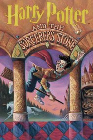 Εκτύπωση τέχνης Harry Potter - Philosopher's Stone book cover, (26.7 x 40 cm)