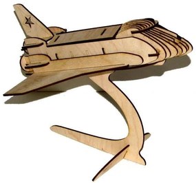 Intra απο ξύλο plywood 3mm-4mm πάχος - Shuttle 3D Puzzle Δίασταση 30x30 cm Intraeaxys-eo0e801g