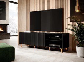 PAFOS TV stand 150 2D2K black/black DIOMMI CAMA-PAFOS-RTV-150-CZ/CZ