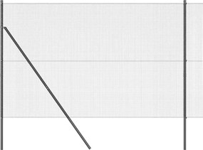 vidaXL Στύλος Περιφράξεων Γκρι 50 x 1,5 m (12 x 12 mm πλέγμα)
