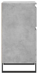 vidaXL Συρταριέρα Γκρι Σκυροδ. 40 x 35 x 70 εκ. από Επεξεργασμένο Ξύλο