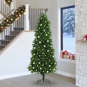 vidaXL Χριστουγεννιάτικο Δέντρο με 300 LED με βάση Πράσινο 240 cm PE