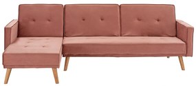 ΚΑΝΑΠΕΣ ΚΡΕΒΑΤΙ ΓΩΝΙΑ ΑΝΑΣΤΡΕΨΙΜΗ TALIA HM3153.02 ΒΕΛΟΥΔΟ ΣΑΠΙΟ ΜΗΛΟ 267x153x85 εκ