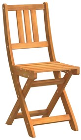 vidaXL Καρέκλα Κήπου 4 pcs Καφέ 36 x 46 x 86 εκ. Μασίφ ξύλο ακακίας