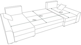 Γωνιακός καναπές Jason max-Gkri Skouro