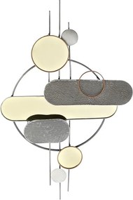 Διακόσμηση τοίχων DKD Home Decor Γκρι (Ανακαινισμenα C)