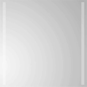 vidaXL Καθρέφτης Μπάνιου με LED 60x60 εκ.