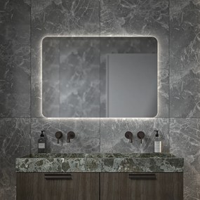 Curved 80x42 - Καθρέπτης μπάνιου Led - Χωρίς On/Off