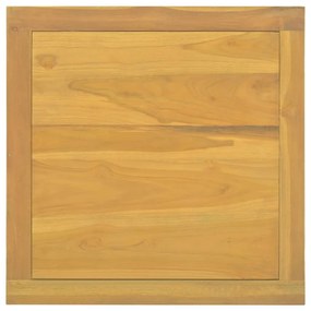 ΤΡΑΠΕΖΑΚΙ ΣΑΛΟΝΙΟΥ 60 X 60 X 40 ΕΚ. ΑΠΟ ΜΑΣΙΦ ΞΥΛΟ TEAK 338258