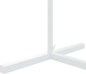 vidaXL Αψίδα Γάμου Λευκό 100 x 39 x 200 εκ. Ατσάλι