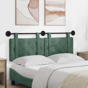vidaXL Κεφαλάρι κρεβατιού κρεμαστό Θαλασσί Βελούδο