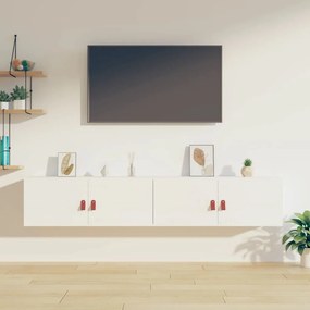 vidaXL Ντουλάπια Τοίχου 2 τεμ. 80 x 30 x 30 εκ. από Μασίφ Ξύλο Πεύκου