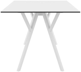 MAX ΤΡΑΠΕΖΙ 180X90Χ74εκ. WHITE LAMINATE 12mm
