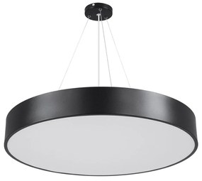 Φωτιστικό Οροφής Πλαφονιέρα Burton 61202-P Led 75W Φ60cm Black GloboStar