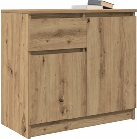 vidaXL Συρταριέρα με Συρτάρια Τεχνίτης Δρυς 71x35x65 εκ. Επεξ. Ξύλο