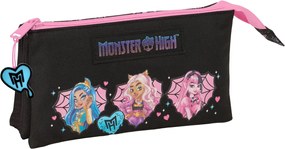 Κασετίνα Monster High Μαύρο 22 x 12 x 3 cm