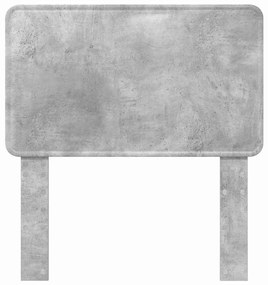 vidaXL Κεφαλάρι Σκυρόδεμα Γκρι 75 cm Επεξεργασμένο ξύλο