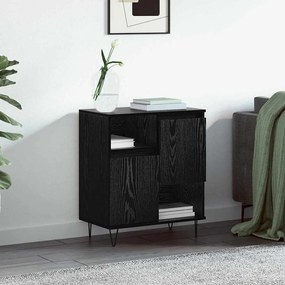 vidaXL Πλαϊνό γραφείο Μαύρη δρυς 60 x 35 x 70 cm Επεξεργασμένο ξύλο