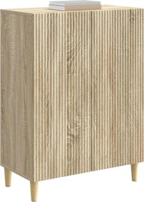 vidaXL Πλαϊνό γραφείο Sonoma Δρυς 66 x 34,5 x 90 εκ Επεξεργασμένο Ξύλο