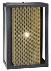 Απλίκα Φωτιστικό Τοίχου E27 60W IP44 Alin 4310300 Viokef 4310300 Μαύρο-Χρυσό