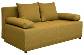 Καναπές - Κρεβάτι Nuvia Fylliana με Κίτρινο ύφασμα 190x80x85εκ. 190x80x85 εκ.