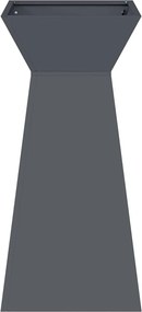 vidaXL Γλάστρα Πυλώνας 2 pcs Ανθρακί 35 x 35 x 73 εκ.