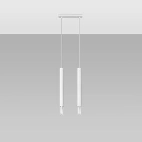 Sollux Κρεμαστό φωτιστικό Wezyr 2,χάλυβας, γυαλί, 2xG9/12w