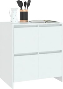 vidaXL Μπουφές Λευκός 70x41x75 εκ. από Επεξεργασμένο Ξύλο